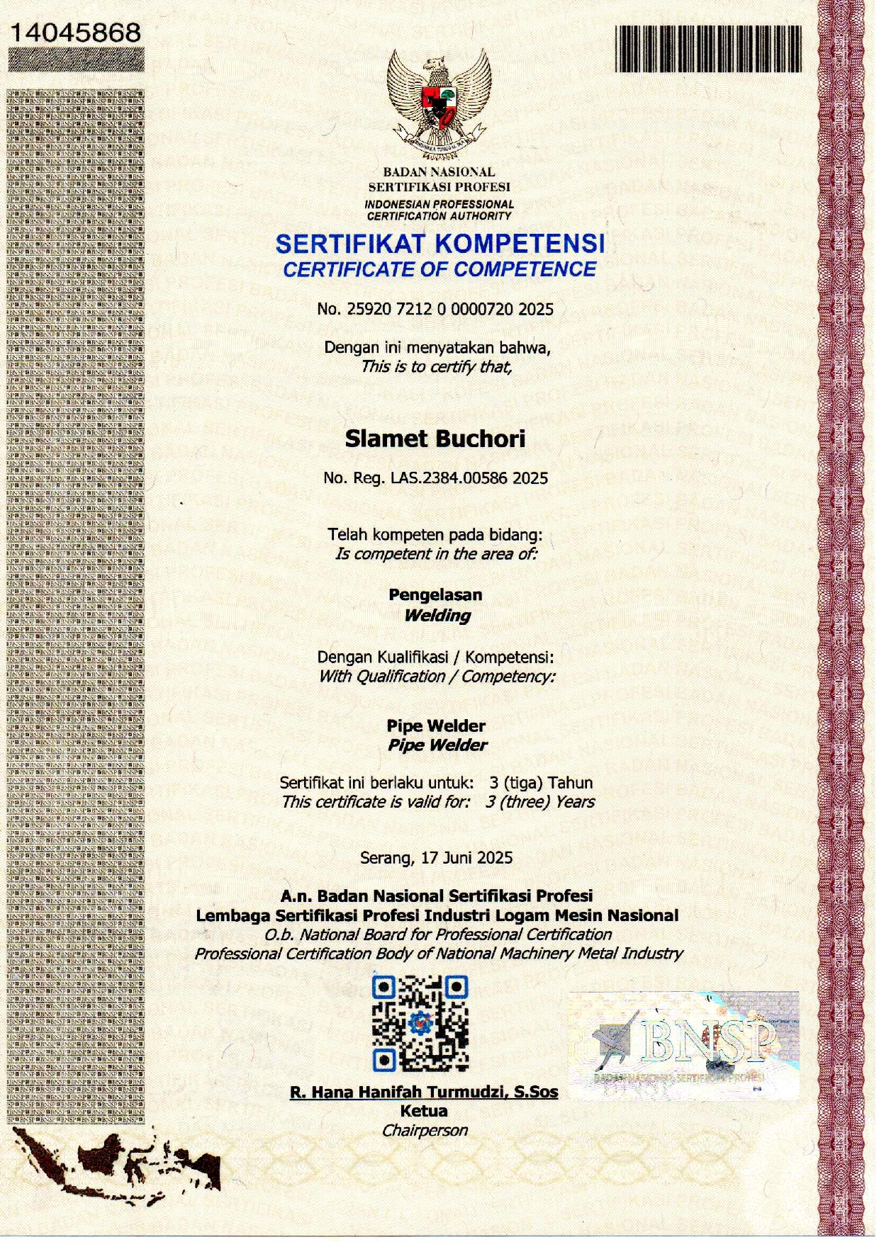 Welder 6G - Slamet Buchori